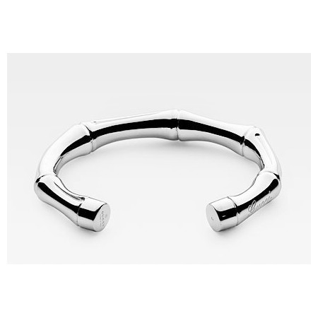 Bracciale Gucci linea Bamboo argento rigido - YBA272646001017