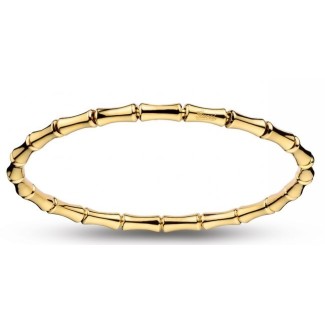 Gucci Bamboo bracelet line yellow gold elastic small size - YBA284730001017