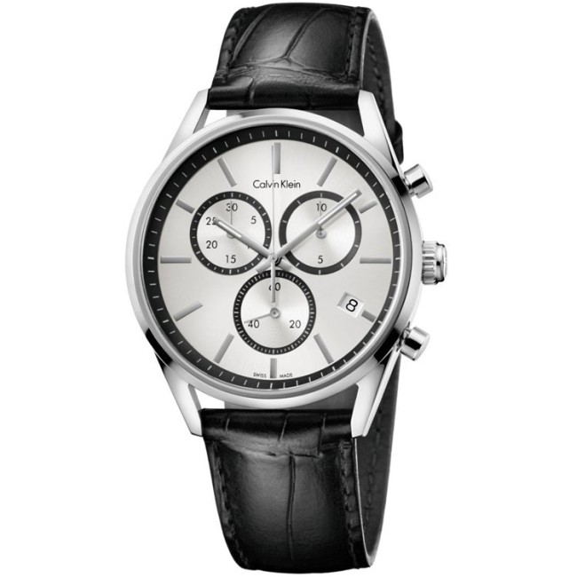 Calvin Klein Herrenuhr Quarzwerk Chronograph Formalität - K4M271C6