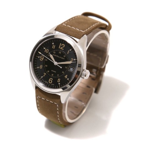 Orologio Hamilton Khaki Field uomo pelle - H68551833