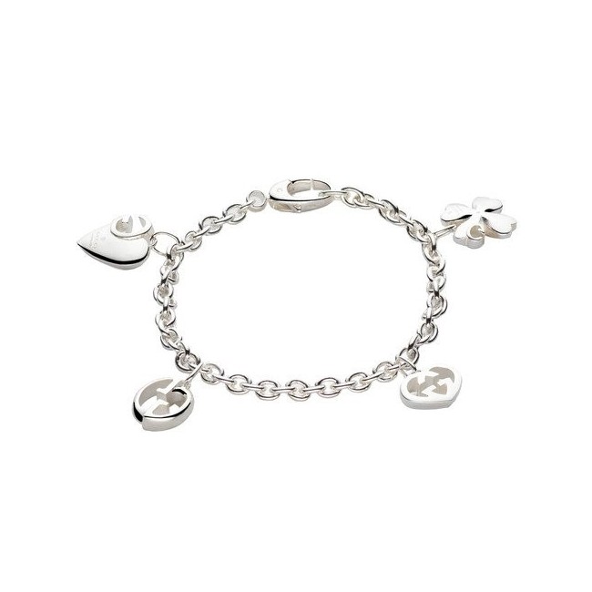 Lucky charms bracelet Gucci Silver-YBA34195300018