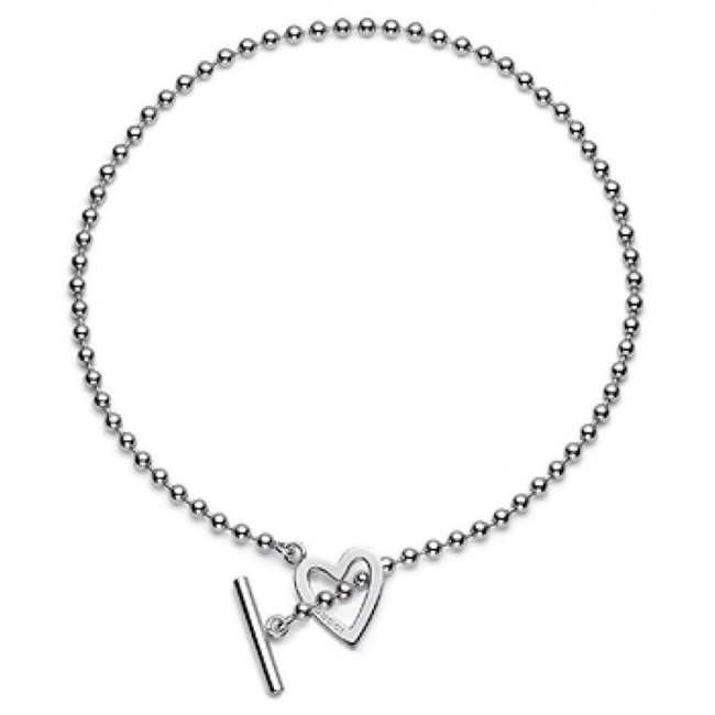 Collana Gucci Bolule Toggle con Cuore - YBB1843020010XL