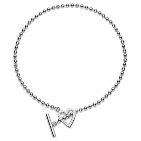 Collana Gucci Bolule Toggle con Cuore - YBB1843020010XL