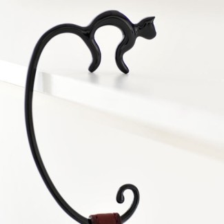 Alessi Minou Hook für Tasche schwarz Pvd-FGO01B