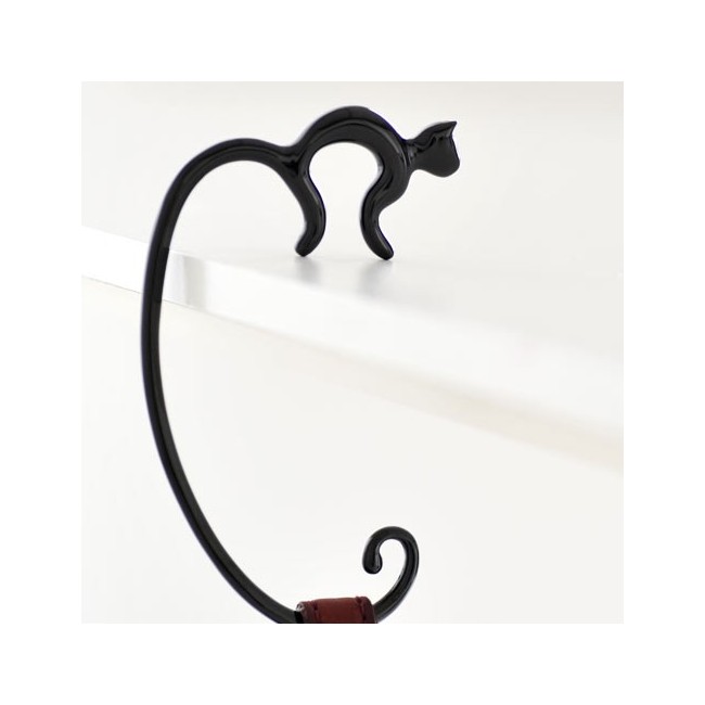 Alessi Minou Hook für Tasche schwarz Pvd-FGO01B