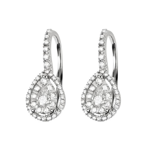 Salvini Edel Loop-Ohrringe aus Gold und Diamanten