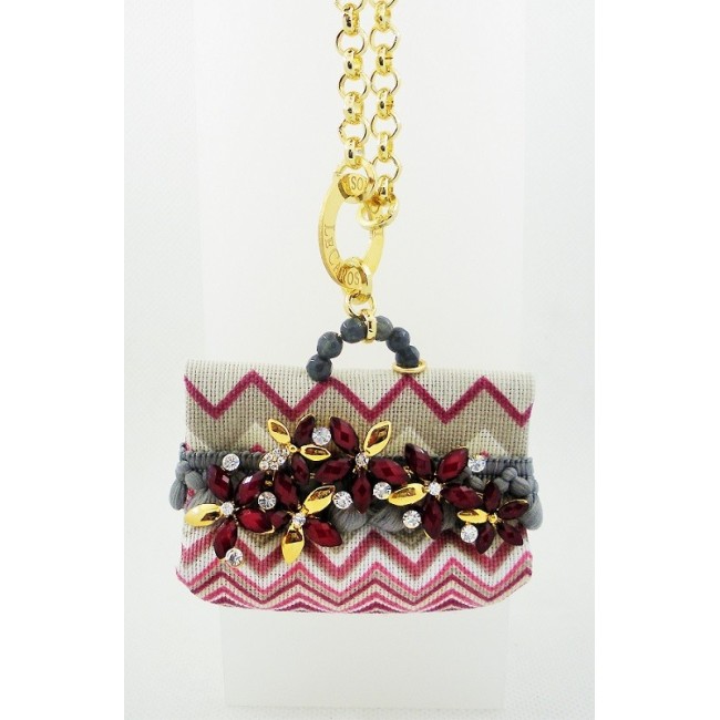 Le Carose wallets red and golden