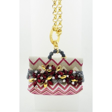 Le Carose wallets red and golden