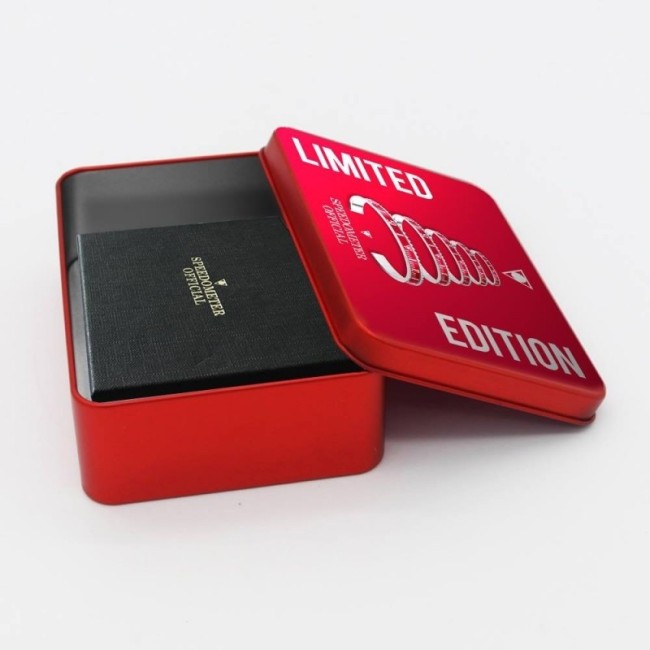 Bracciale Speedometer Steel Rosso edizione limitata