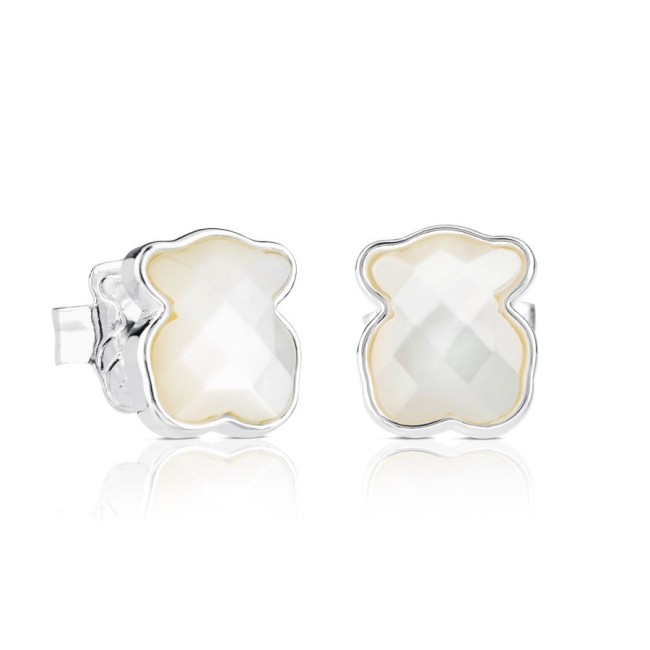 Orecchini orsetto Tous Bear in argento e madreperla