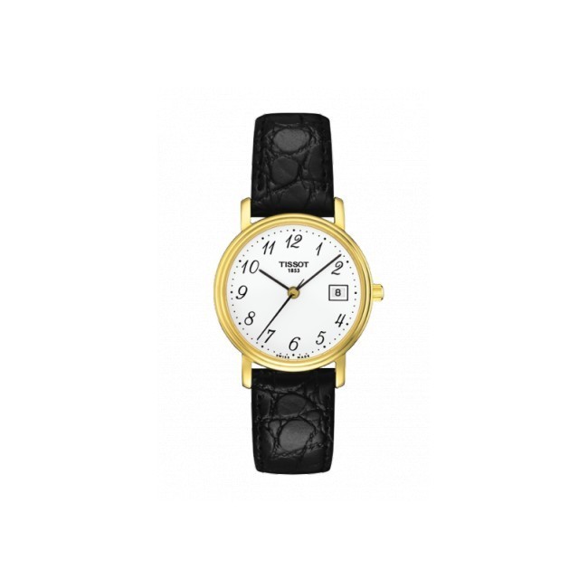Orologio Tissot Desire Lady pelle e pvd gold - T52.5.121.12
