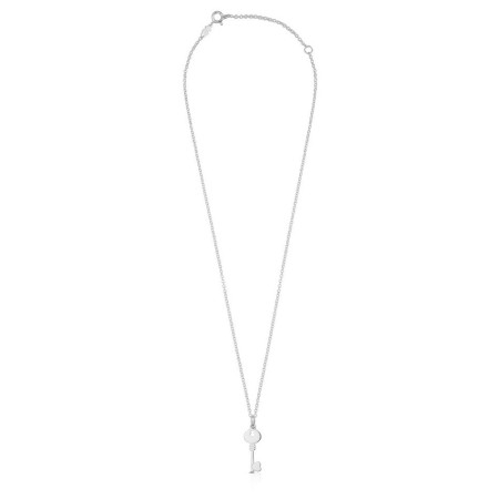 Collana chiave pendente piccola Tous argento