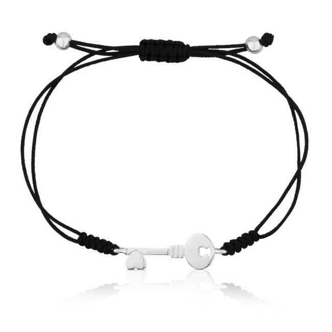 Silber Armband mit Charms Schlüssel Tous