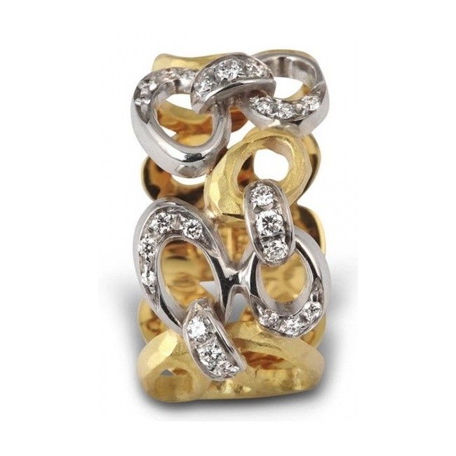 Bright gold ring-KS4120