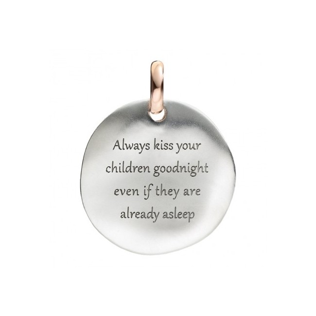 Moneta grande Always kiss in argento Civita by Queriot