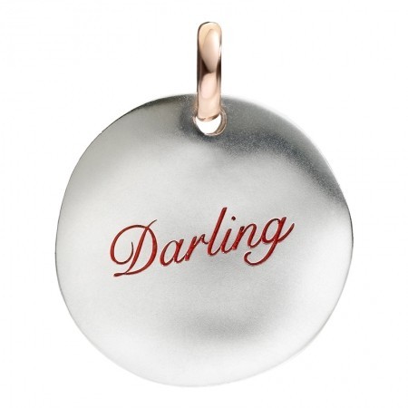 Moneta grande Darling in argento Civita by Queriot