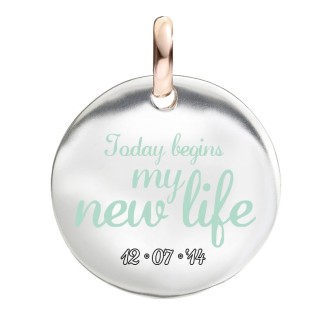 Big money Today (with engraving) in silver Civita by Queriot