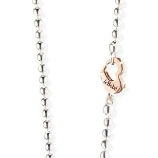 Herz-Kette-Halskette in Silber und gold The Baby-SNMA001