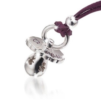 Baby Pacifier silver Suonamore pendant Le-SNM001