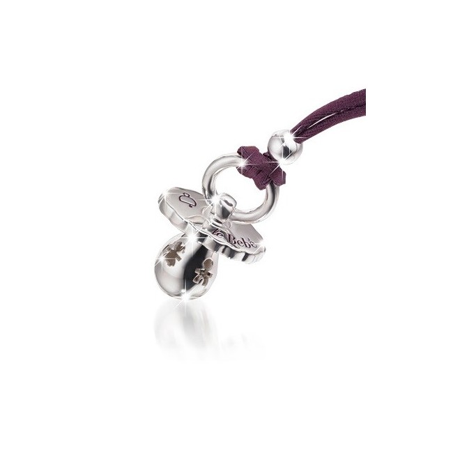 Baby Schnuller Silber Suonamore Anhänger Le-SNM001