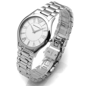 Armani Woman watch steel white PROMO-AR2056