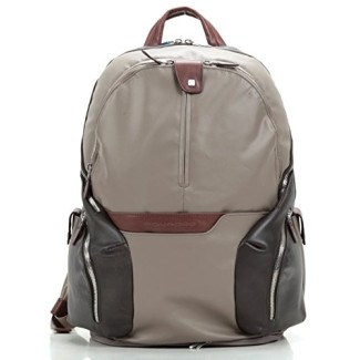 Fabric backpack and Dove leather Piquadro-CA2944OS/T