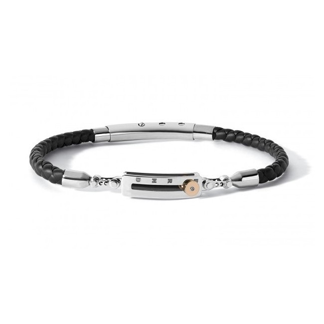 Bracciale Comete Uomo in acciaio e caucciù linea Cambio
