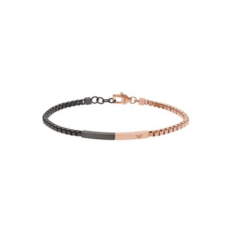Bracciale uomo Emporio Armani bicolor rosè - EGS2125221