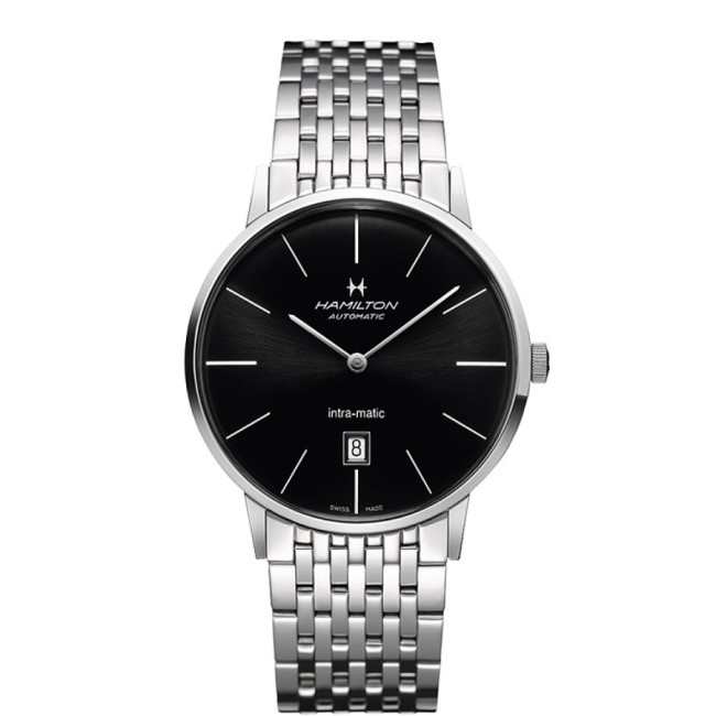Hamilton Watch Black Car-H38755131 Intra Matic XL