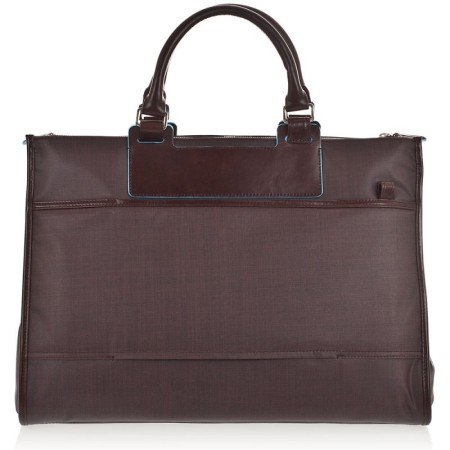 Borsa business Piquadro marrone tessuto - CA3171AK/MO