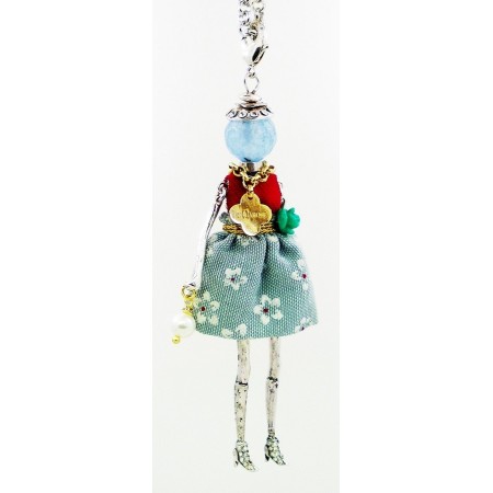 The Carose necklace with pendant and doll dress spring