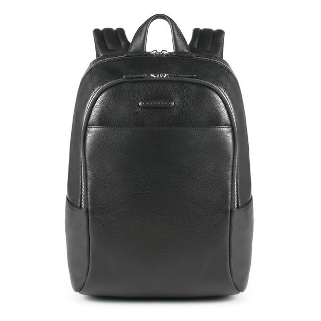 Glänzendes Leder mit Reißverschluss Rucksack rostfarben Modus-CA3214MO/N