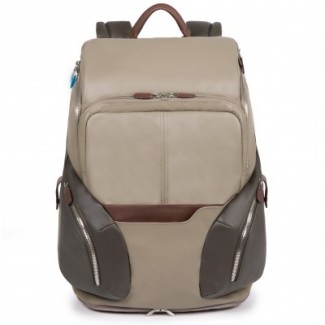 CA3773OS/Dove Leder Rucksack-Piquadro Coleos square an