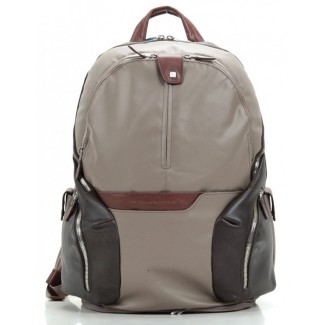 Piquaro Leder Rucksack Tan und Ziegel-Coleos-CA2943OS/TO 2