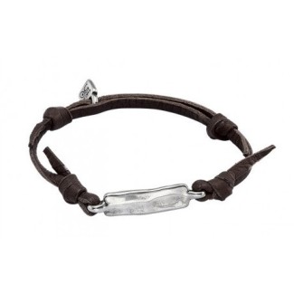 Ein Armband de50 geblendet werden Leder und Metall
