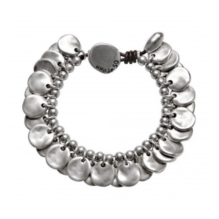 De50 metal circles bracelet One Heavy Rain