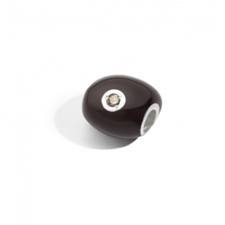 Stein mit Emaille und Diamant Civita durch Queriot