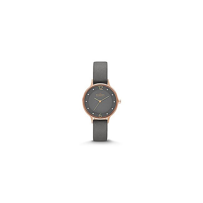 Orologio donna Skagen Anita rosè pelle grigio - SKW2267