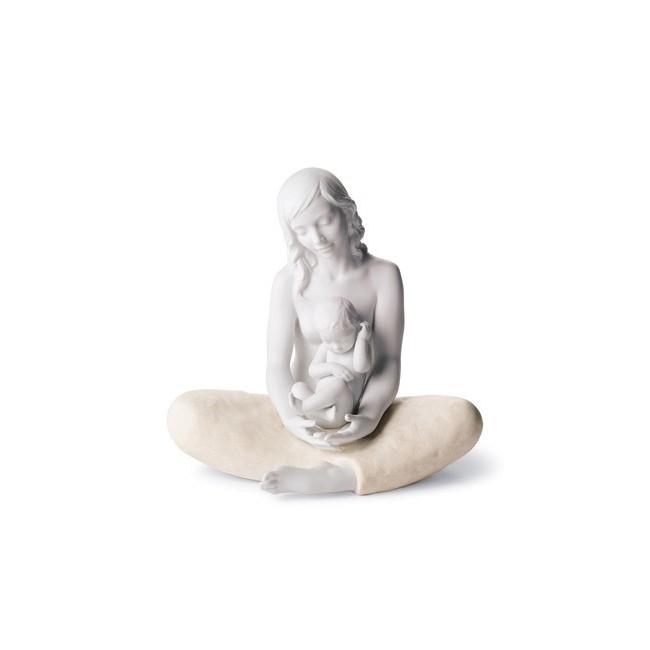 Sculpture in Porcelain Lladrò Mother - 01008404