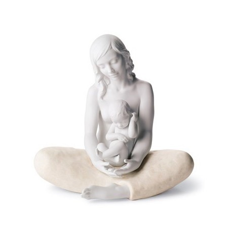 Sculpture in Porcelain Lladrò Mother - 01008404