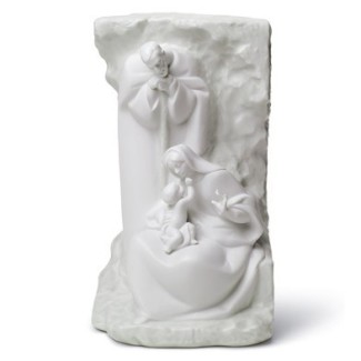 Sculpture in Porcelain Lladrò The Rock Holy Family 