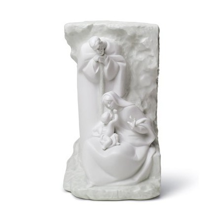 Sculpture in Porcelain Lladrò The Rock Holy Family 