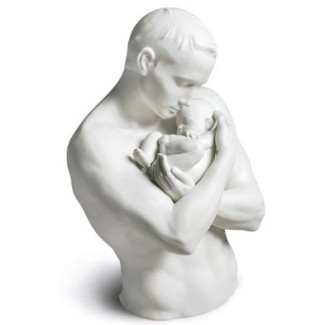 Scultura in Porcellana Lladrò Protezione Paterna