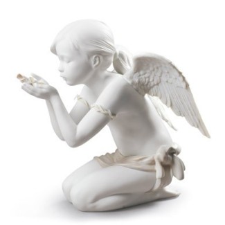 Scultura in Porcellana Lladrò Un soffio di Fantasia