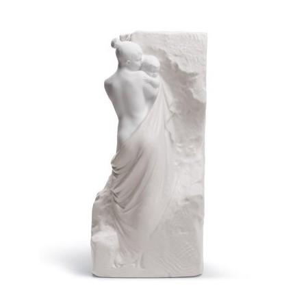 Skulptur in Porzellan Lladrò Mutterschaft Mural