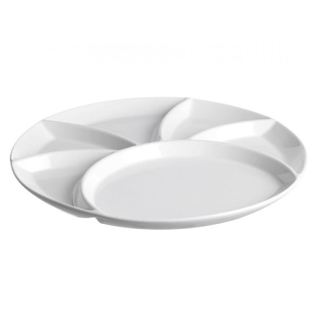 White Porcelain Fondue Pot Dish Banquet