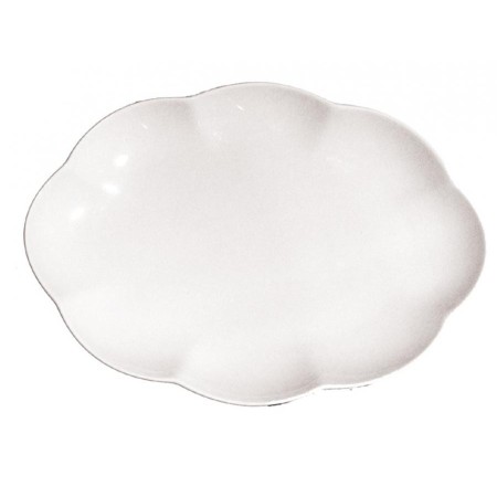 White Porcelain oval Villa dei Fiori