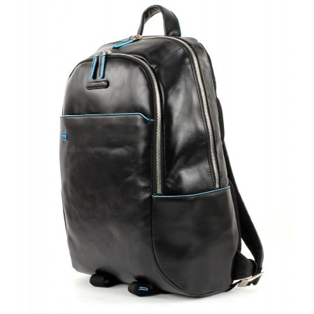 Schwarze Leder-Rucksack Blue Square Piquadro-CA3214B2/N