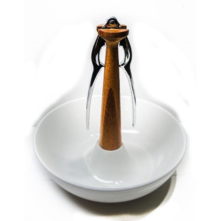 Nutcracker with white ceramic portanoci Eliss