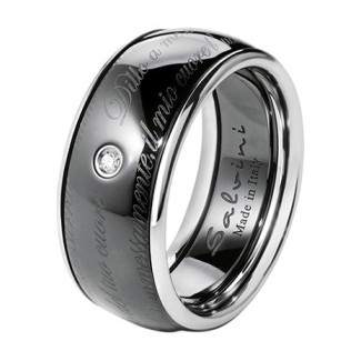 Ring Weissgold und keramische Fragmente Copyright Salvini